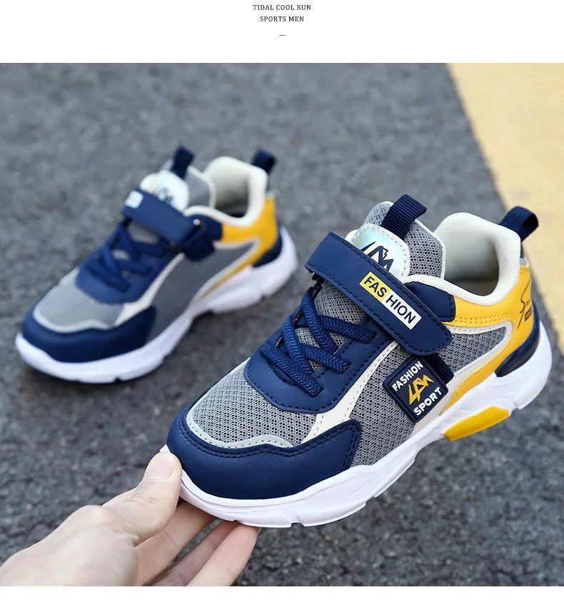 Kids’ Breathable Summer Sneakers – Hook & Loop Mesh Running Shoes for Boys & Girls The Clothing Company Sydney