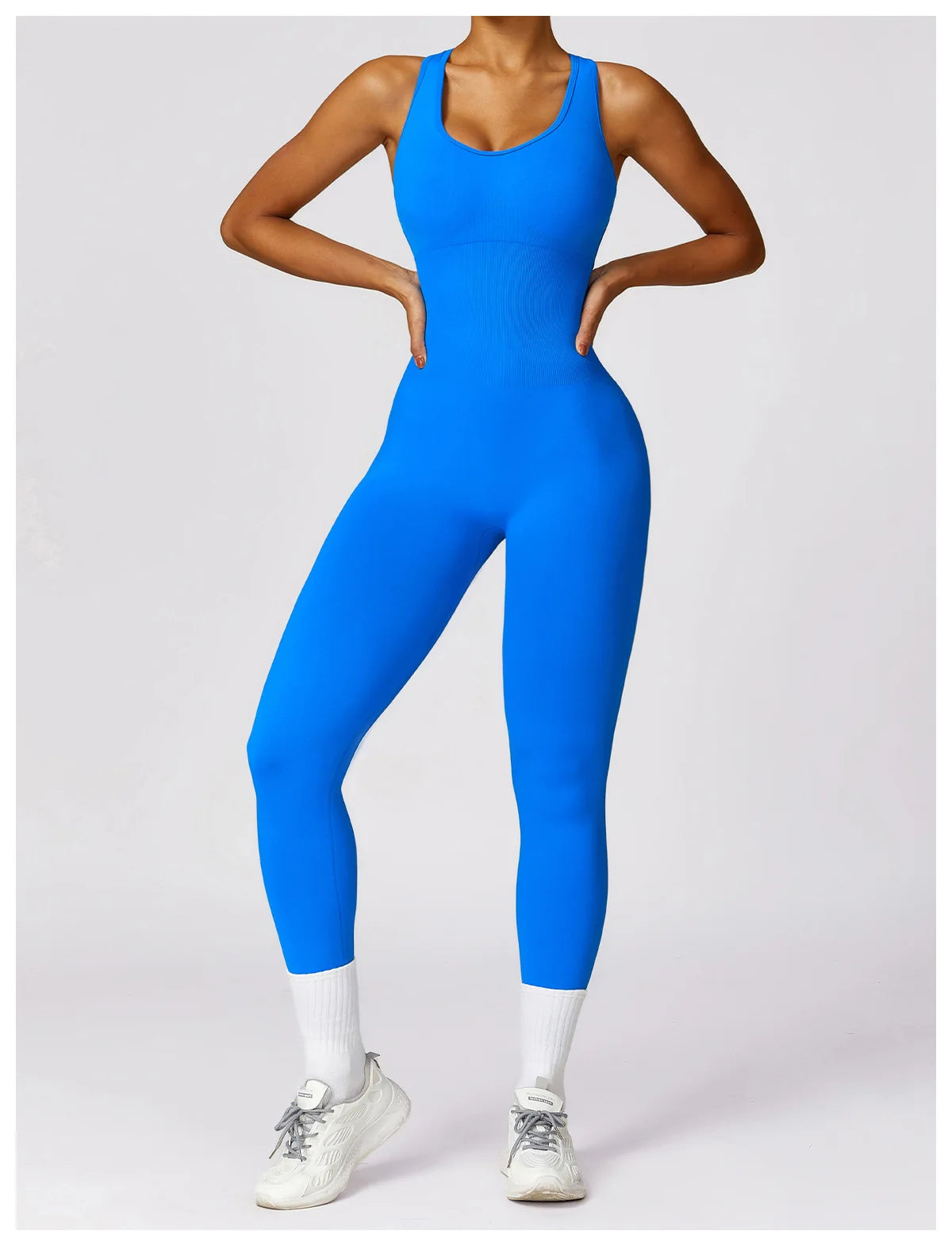 Seamless Gym Sport Jumpsuit Women Sportswear Hollow Backless Scrunch Fitness Overalls Push Up One Pieces Outfit Yoga Wear The Clothing Company Sydney