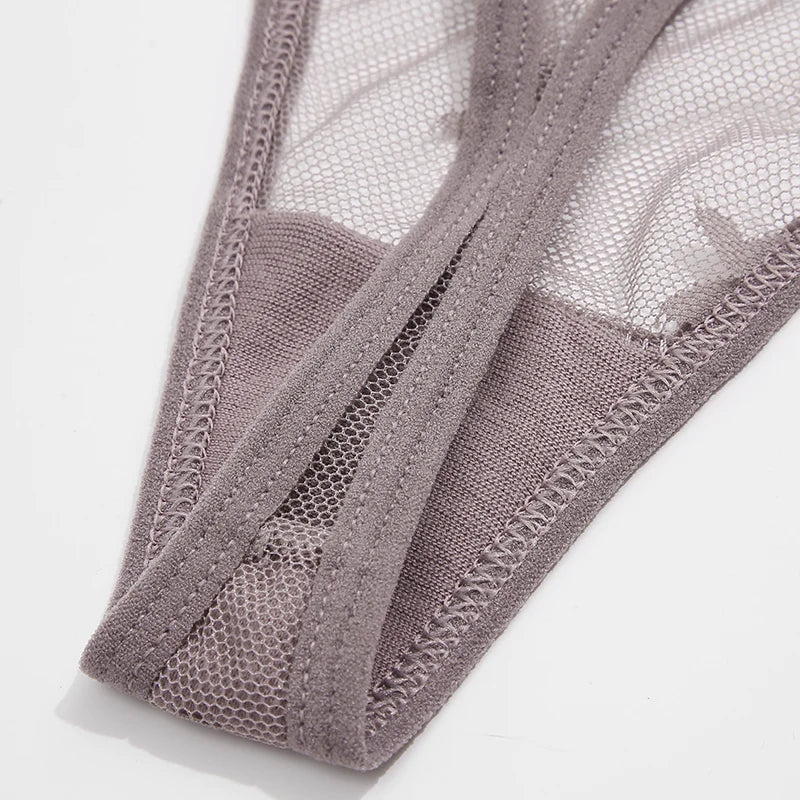 G String Thong Mesh Women Panties Low Waist Underpants T-back Underwear Thongs - The Clothing Company Sydney