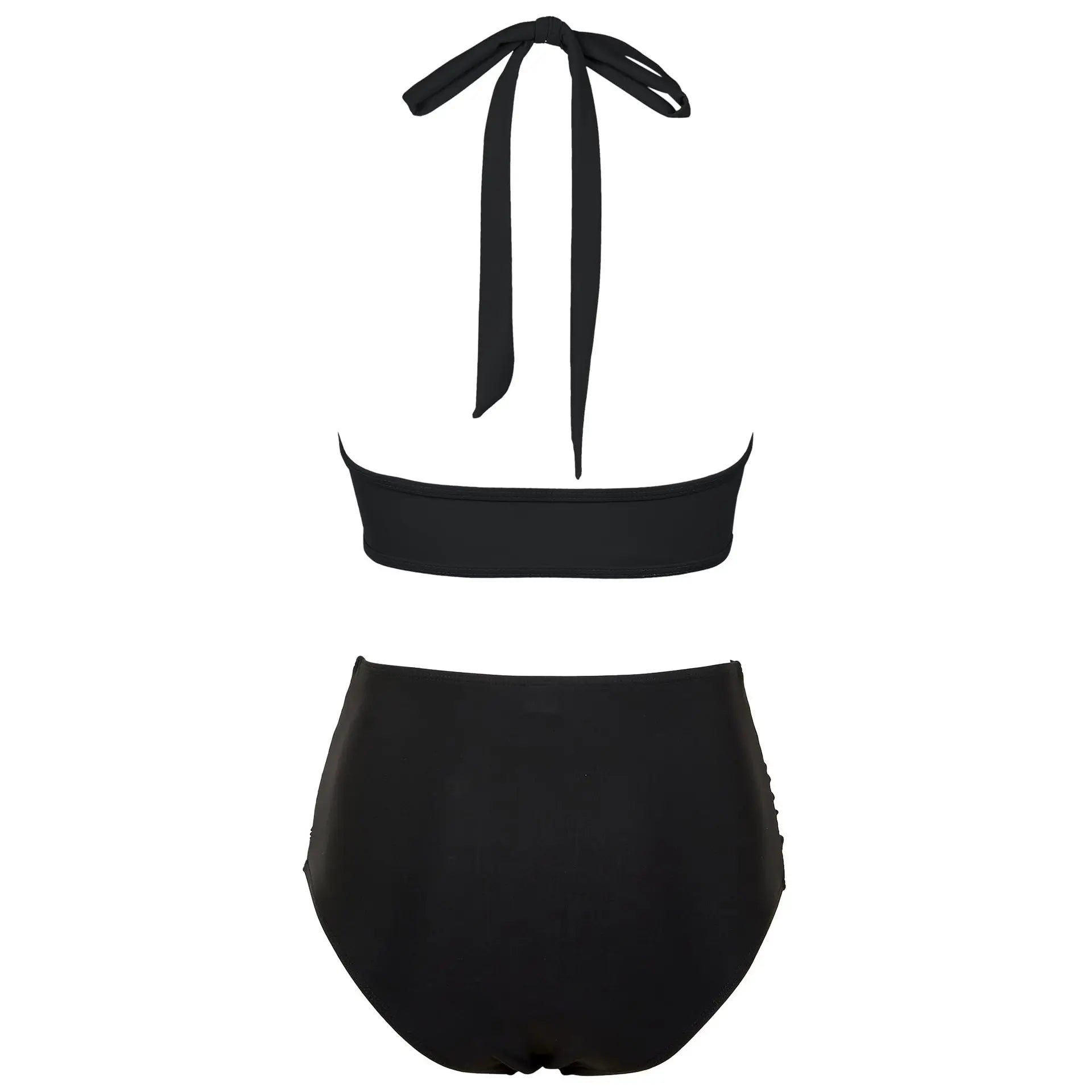 High Waist Push Up Swimsuit Women Black Beachwear Swimwear Adjustable Bathing Suit Bikini Set The Clothing Company Sydney