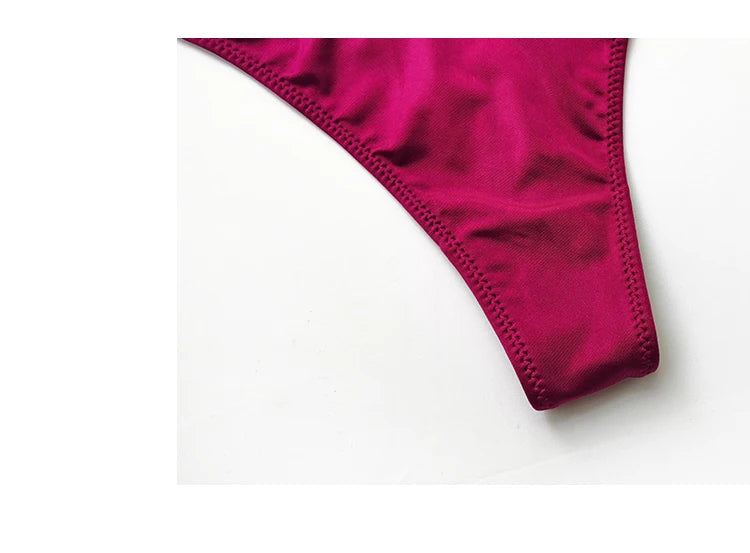 Seamless Thong Women's Underwear Briefs Panties Zebra Flower Low Rise Metal Buckle G String Bikini Undies The Clothing Company Sydney