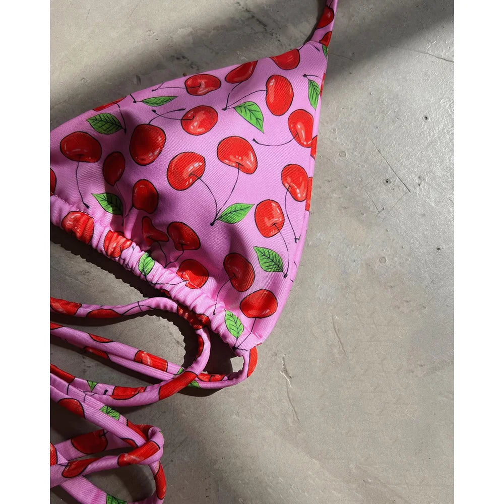 3 Piece Bikini Set Mini Skirt Swimwear Bikinis Bandeau Push Up Beachwear Bodysuit Thong Swimsuit The Clothing Company Sydney