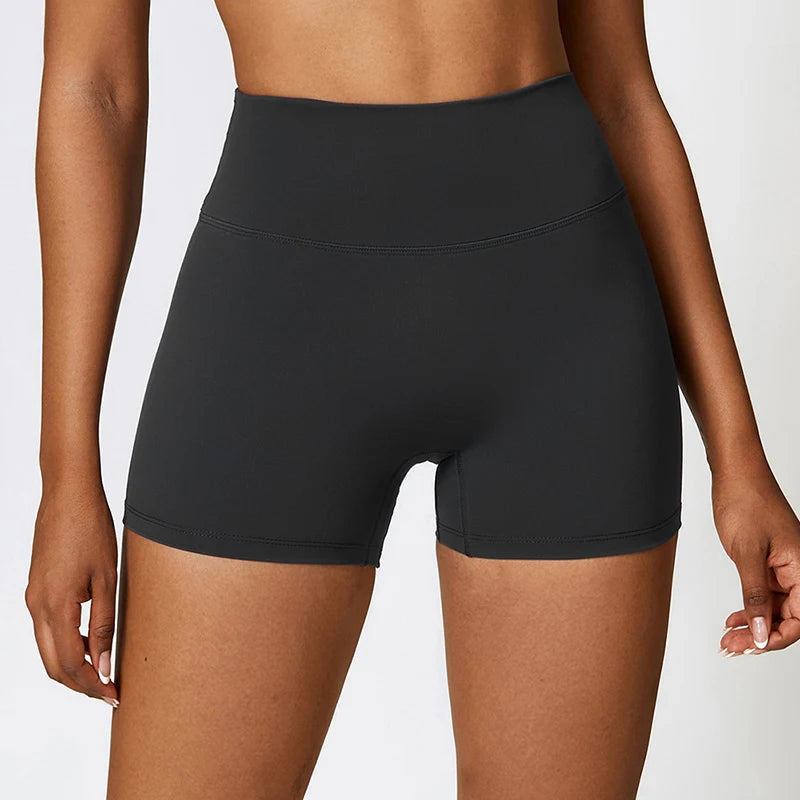 Women's sports High waist fitness running cycling quick dry Breathable Yoga Shorts - The Clothing Company Sydney
