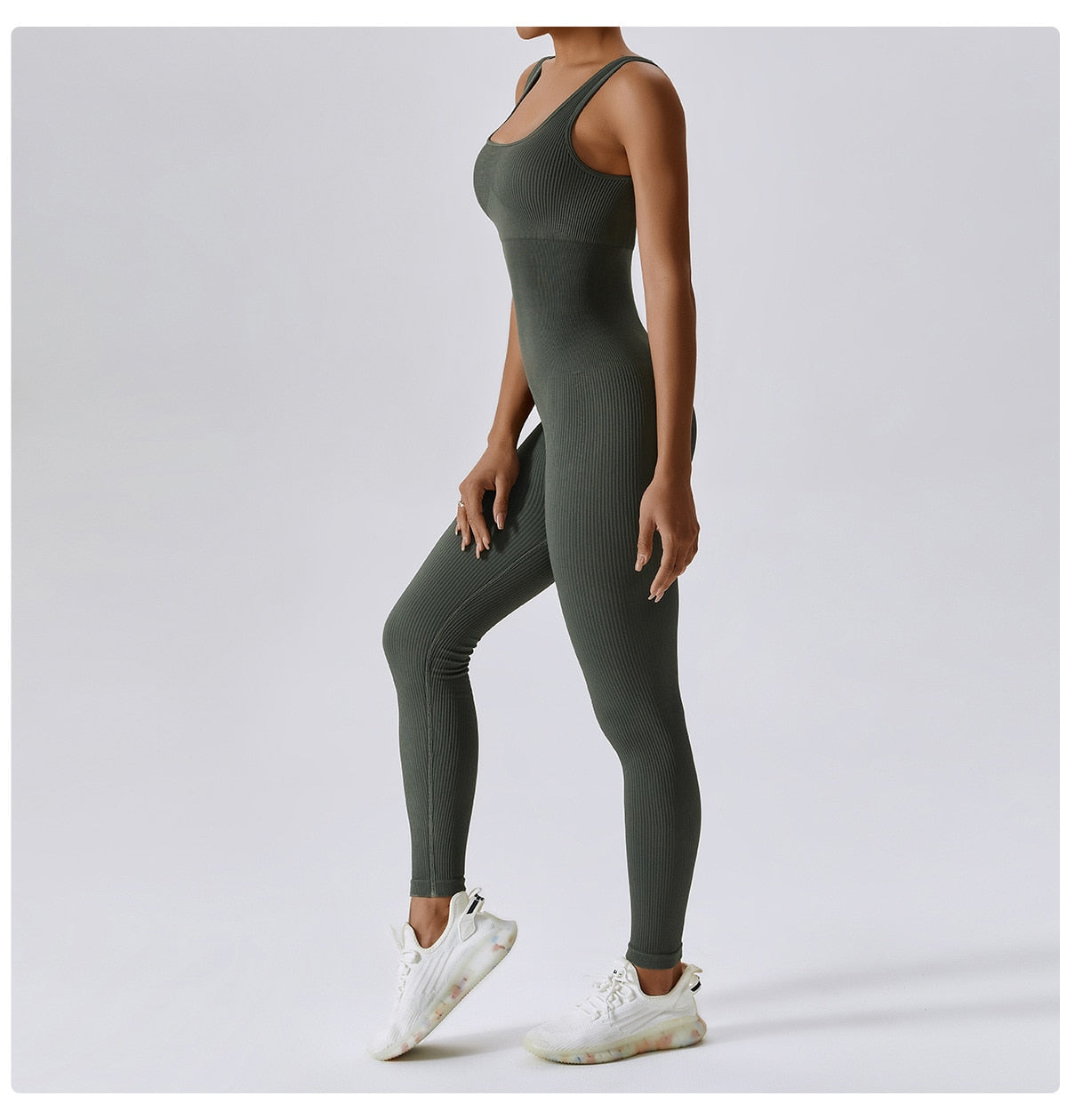 Spring Seamless One-Piece Yoga Clothes Sportswear Women's Gym Push Up Workout Clothes Fitness Sports Stretch Bodysuit Yoga Suit The Clothing Company Sydney