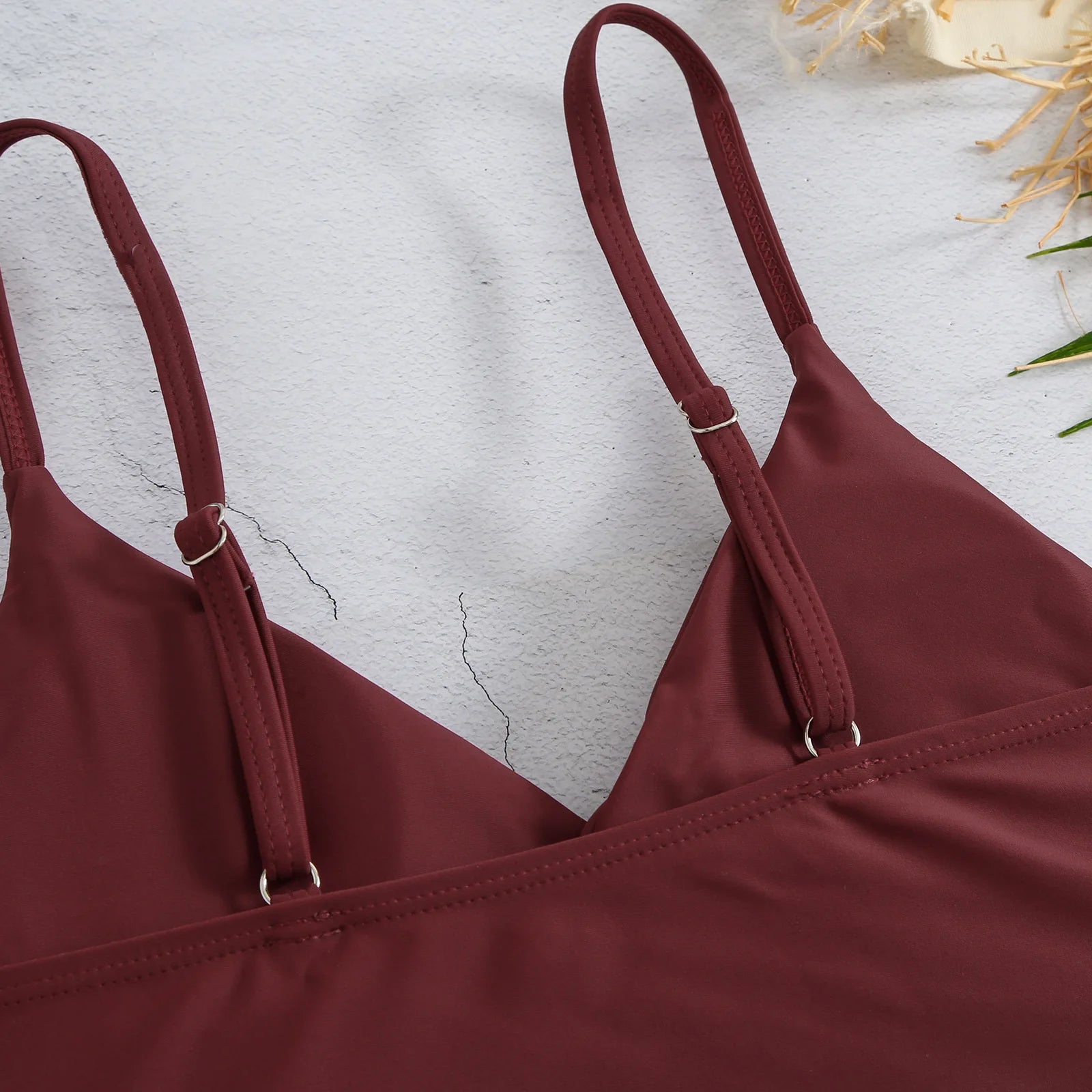 2 Piece High Waist Swimsuit Padded Swimwear Bathers Bathing Swimming Summer Beachwear Bikini Set - The Clothing Company Sydney