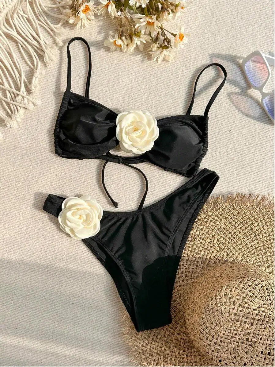Women's Swimwear 2 Piece Swimsuit Swimming Bathing Suits Brazilian Bikini Set Beachwear Pool Bather - The Clothing Company Sydney