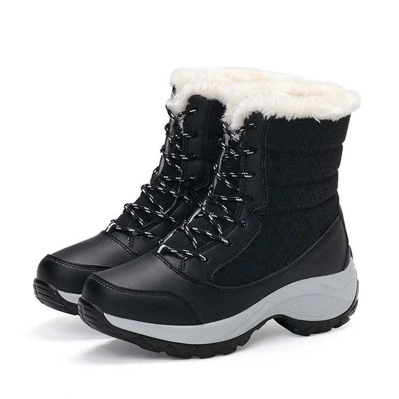 Women's Fur Winter Snow Ankle Boots The Clothing Company Sydney