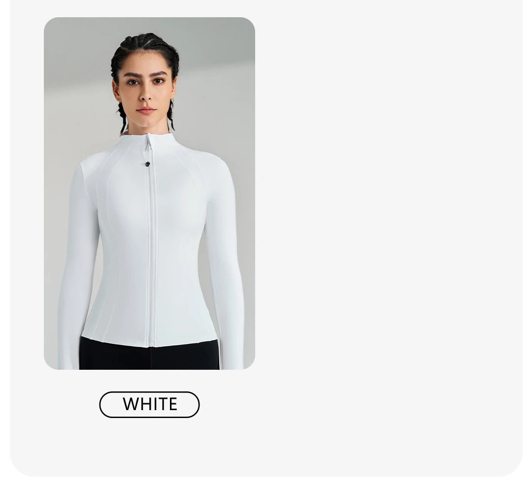 Women's Full Zip Yoga Gym Top Active Jacket The Clothing Company Sydney