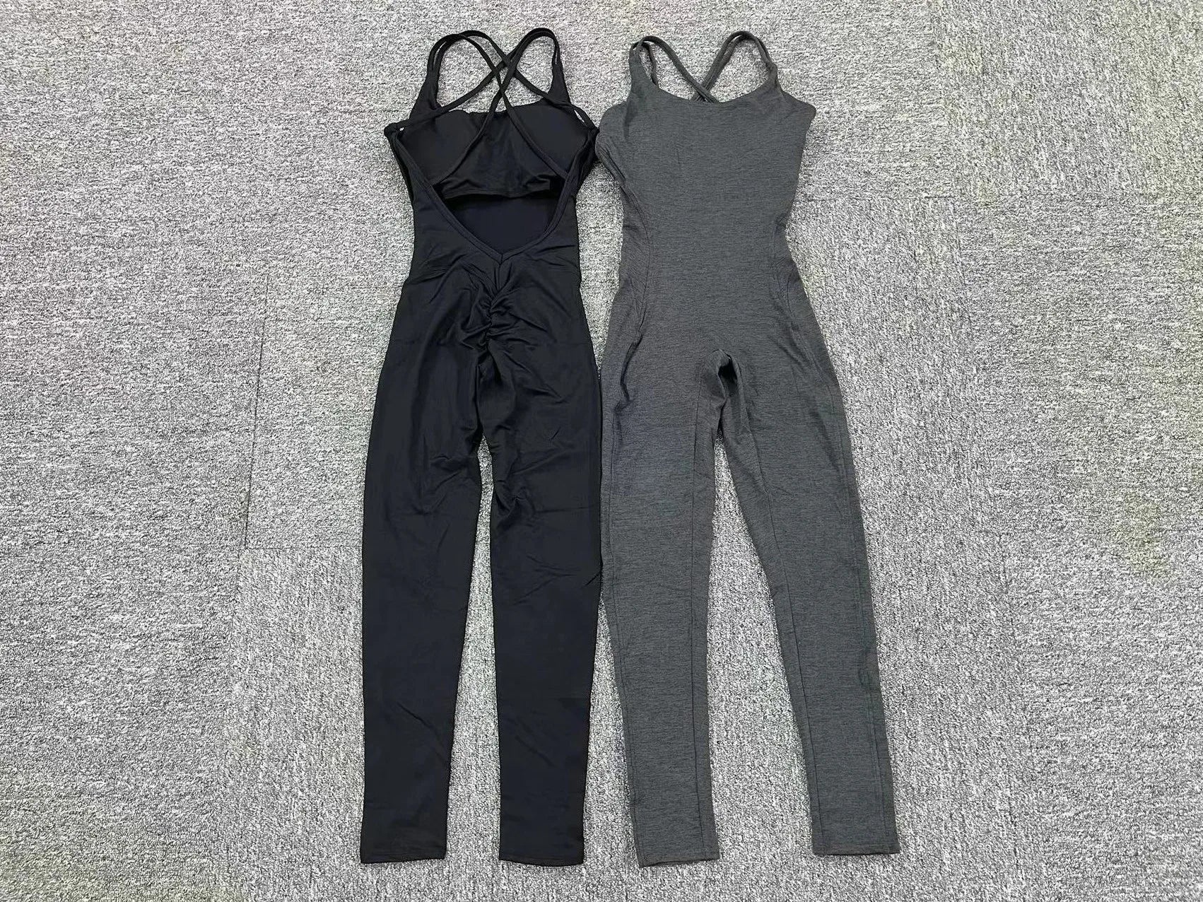 One Piece Backless Bodycon Scrunch Jumpsuit Women Dance Fitness Overalls Push Up Sleeveless Yoga Sport Jump Suit The Clothing Company Sydney