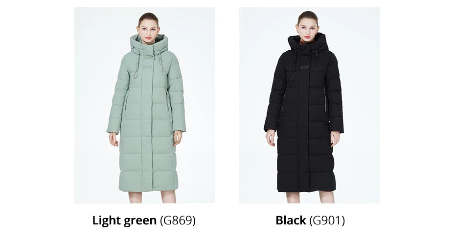 Maxi Long quilted coat elegant thick cotton jacket winter women's Outerwear with hood The Clothing Company Sydney