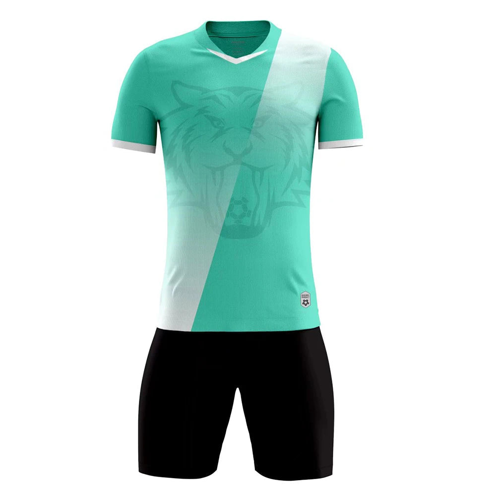 Men's Women's Kids Football Jersey Shorts Set Custom Soccer Uniform Outfit Kids School Team Training Kit The Clothing Company Sydney