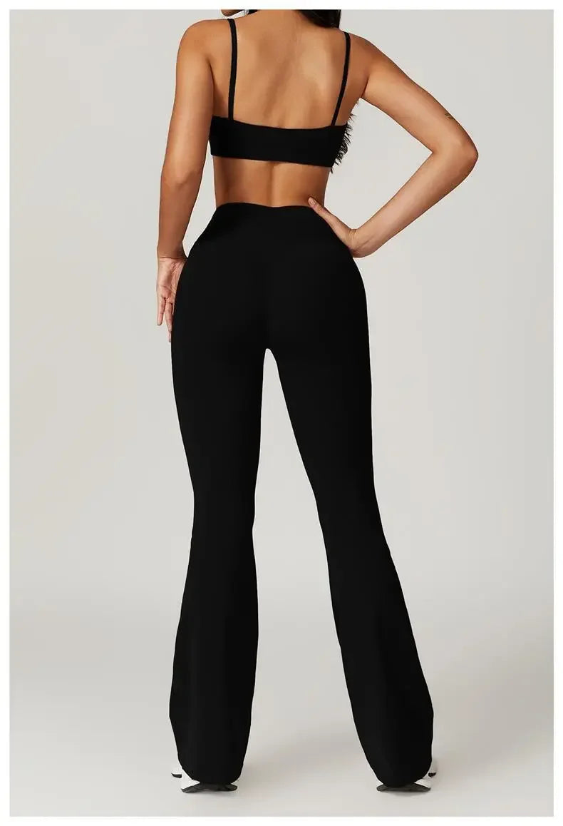 Quick-Dry Yoga 2 Piece Suit Outer Wear Running Sports Short Sleeves Women's Backless Fitness Wear Green Gym Clothing The Clothing Company Sydney