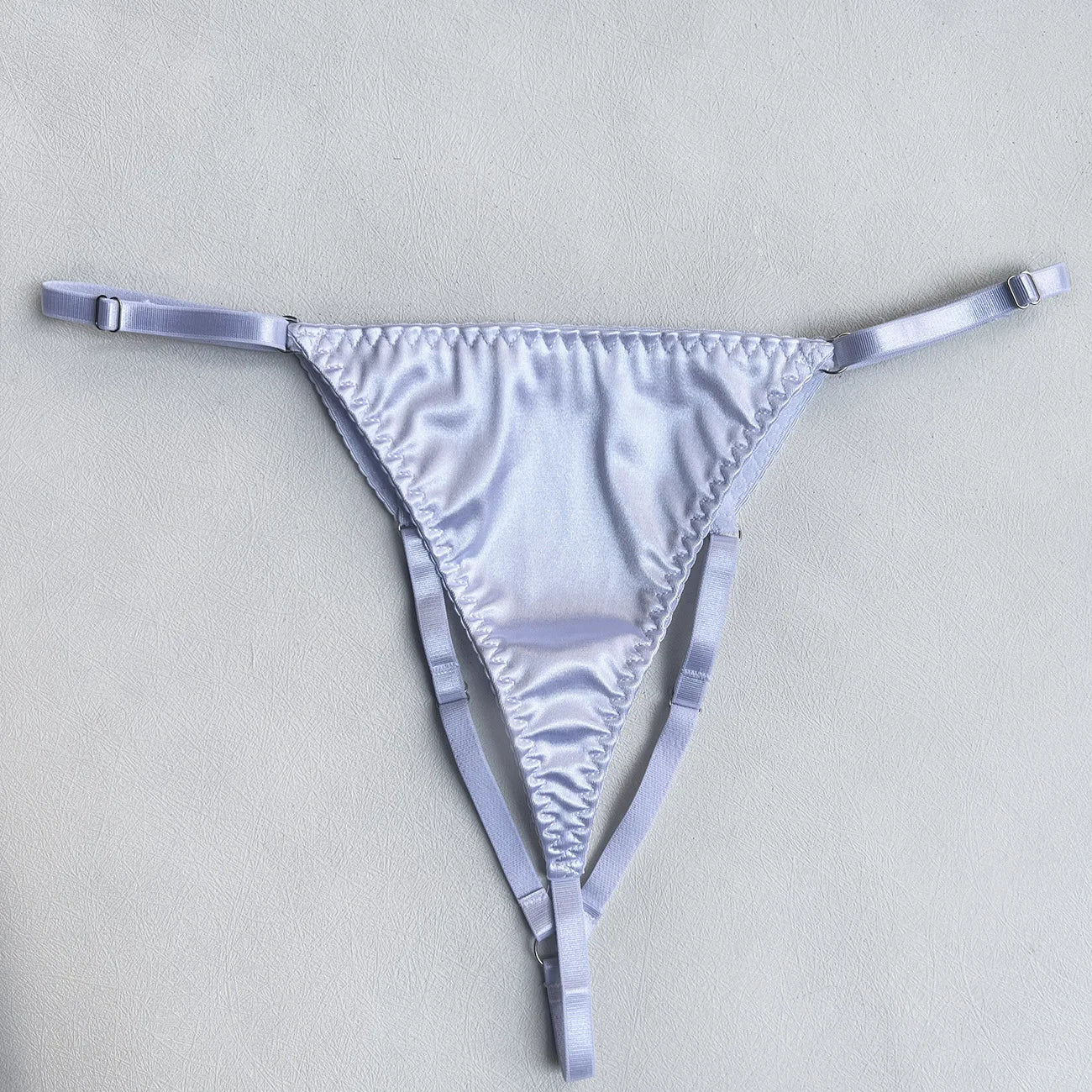 5 Piece Satin Lingerie Underwear Lace Seamless Intimate Skirt Bra And Briefs Outfit Set - The Clothing Company Sydney