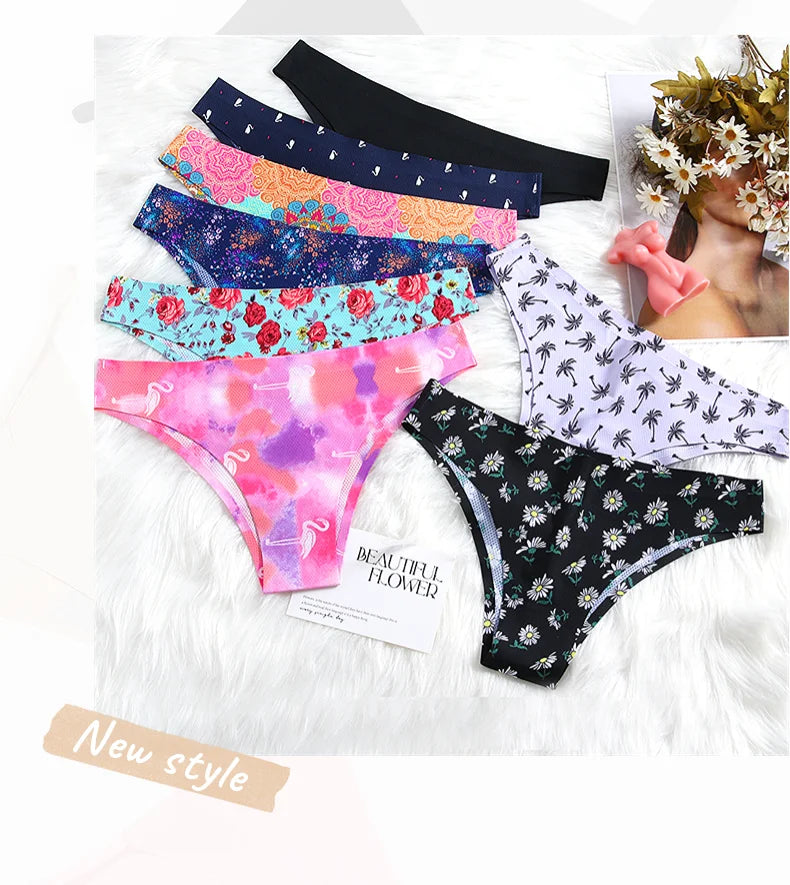 Women's Seamless Panties Elastic Briefs Breathable Ladies Lingerie Bikini Underwear - The Clothing Company Sydney