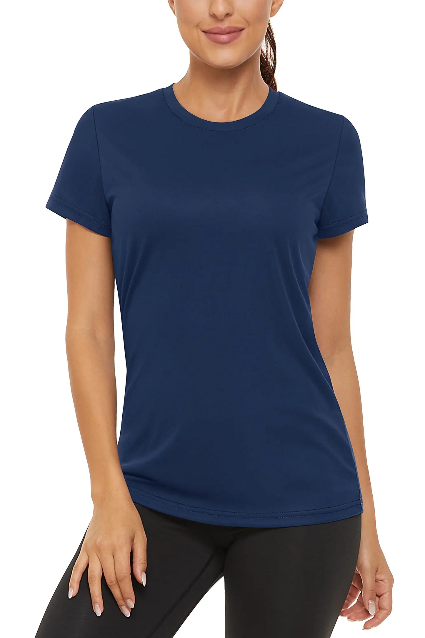 Summer Casual T-shirts UPF 50+ Quick Dry Womens Skin Sun Protection T-shirt Outdoor Running Swim Athletic T shirts Tops - The Clothing Company Sydney