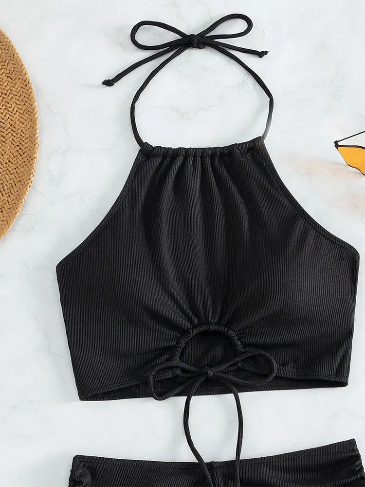 Summer Black Swimsuits Tankini Sets Swimwear Sports Beach Wear Two-Piece Bathing Suits Pool Women's Swimming Suits The Clothing Company Sydney