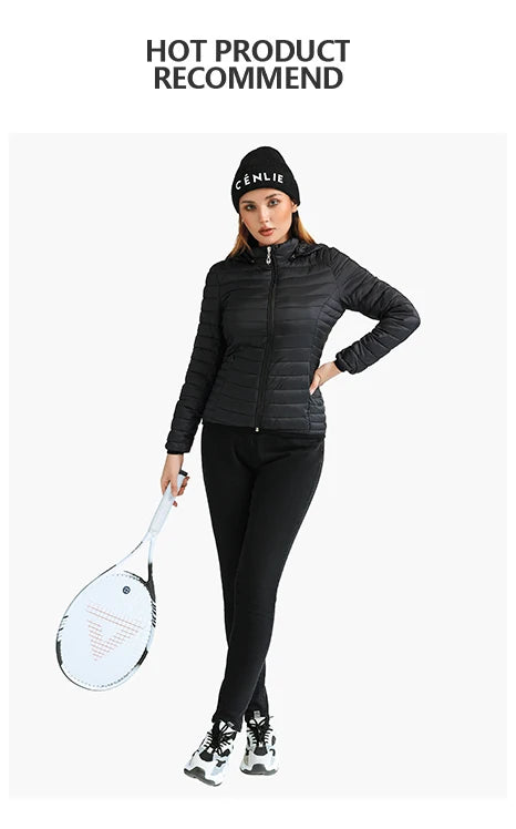Winter Parka Ultralight Padded Puffer Jacket For Women's Coat With Hood Outdoor Warm Lightweight Outwear With Storage Bag The Clothing Company Sydney