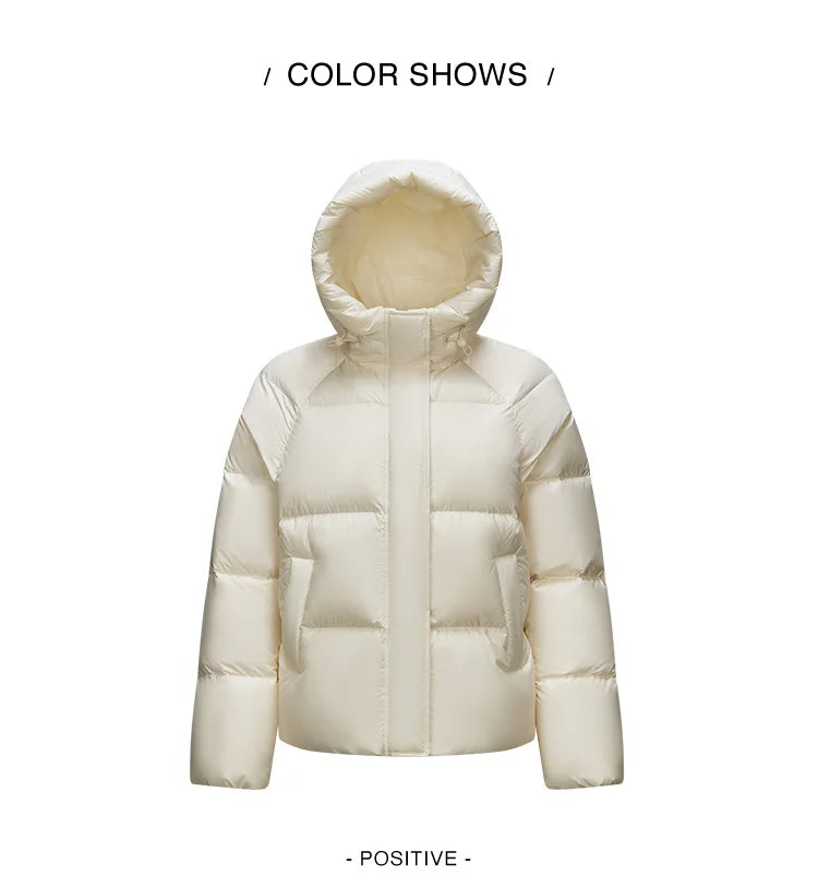 Women's Hooded Puffer Down Jacket The Clothing Company Sydney