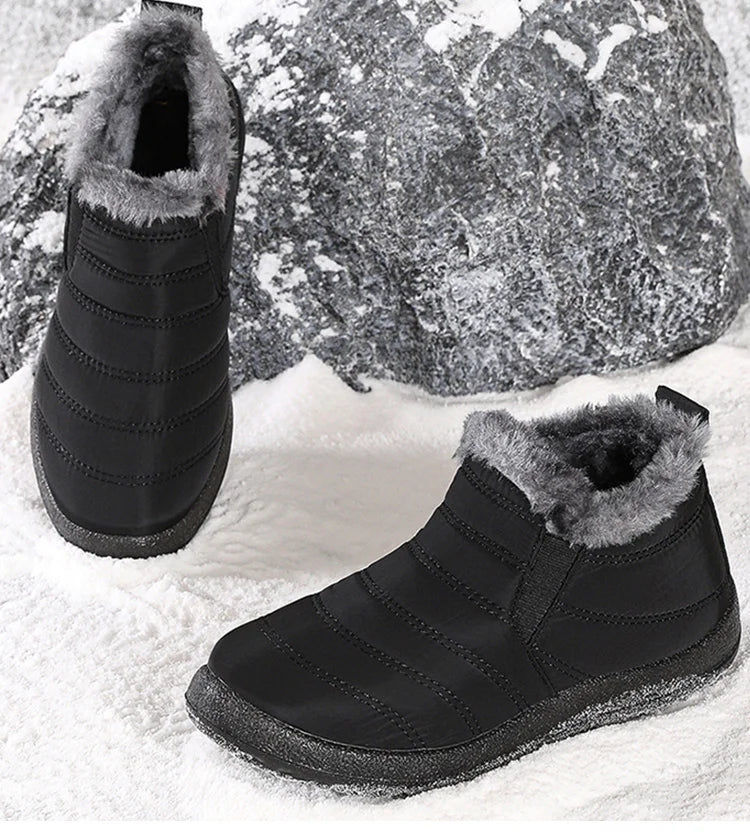 Men's Winter Snow Slip On Anke High Boots The Clothing Company Sydney