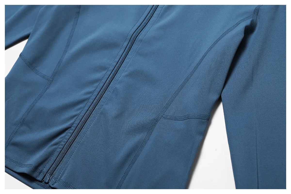 Women's High Elastic Crop Top Spandex Long Sleeve Yoga Shirts Sportswear Yoga Jacket Workout Gym Clothing Sports Clothes The Clothing Company Sydney