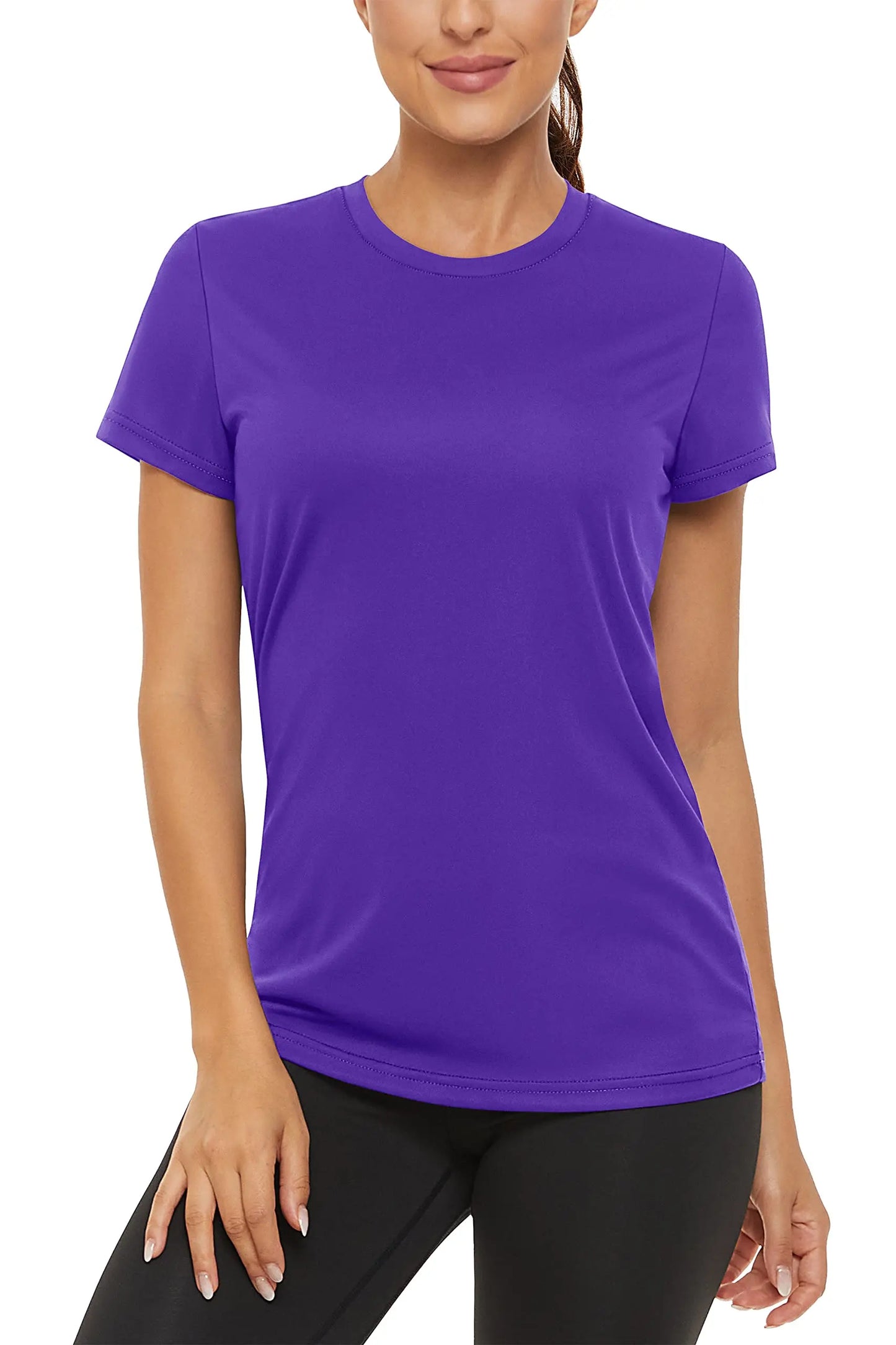 Summer Casual T-shirts UPF 50+ Quick Dry Womens Skin Sun Protection T-shirt Outdoor Running Swim Athletic T shirts Tops - The Clothing Company Sydney