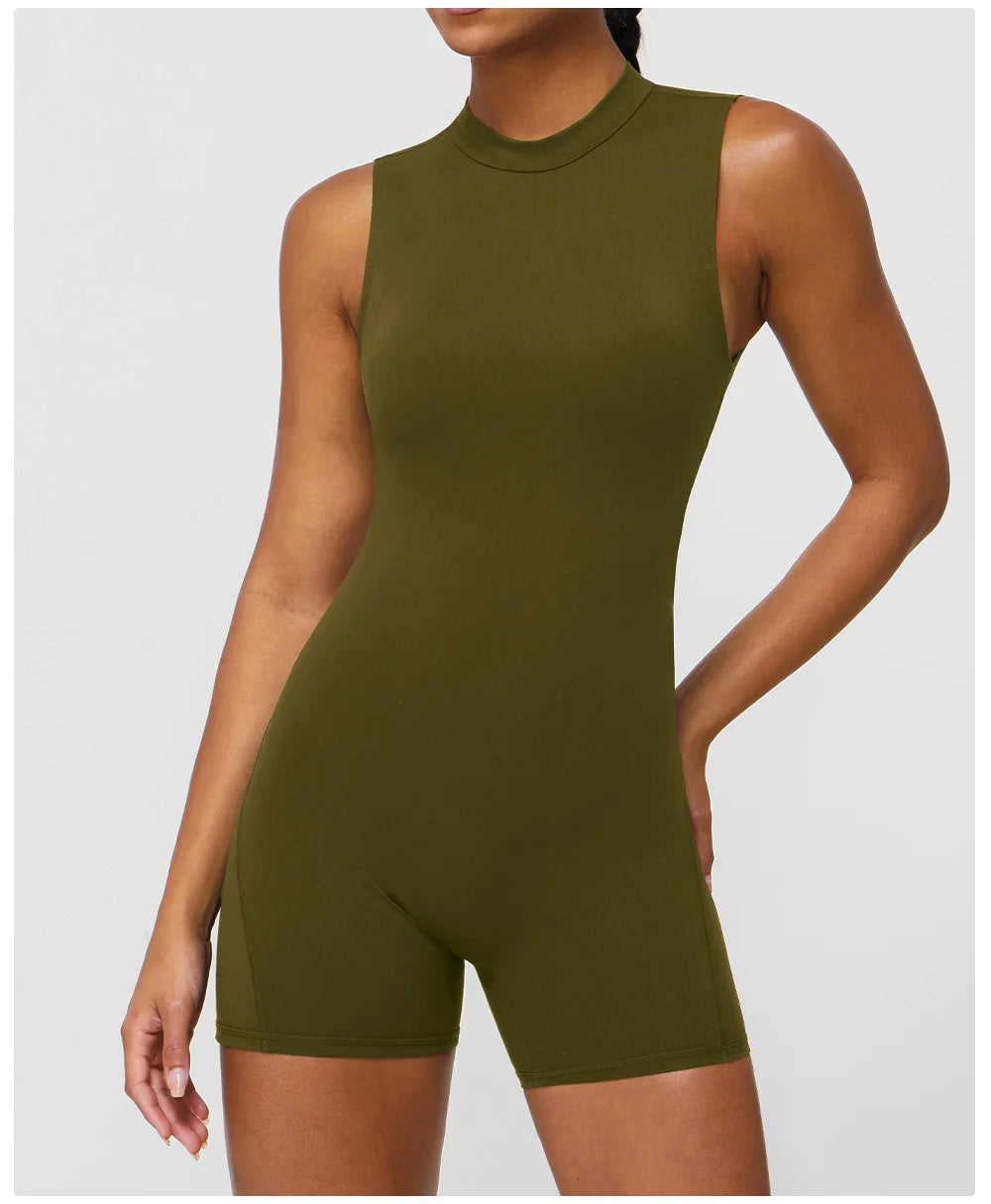 Women's Tracksuit Yoga Set One Piece Fitness Workout Rompers Sportswear Gym Set Workout Clothes Jumpsuit - The Clothing Company Sydney