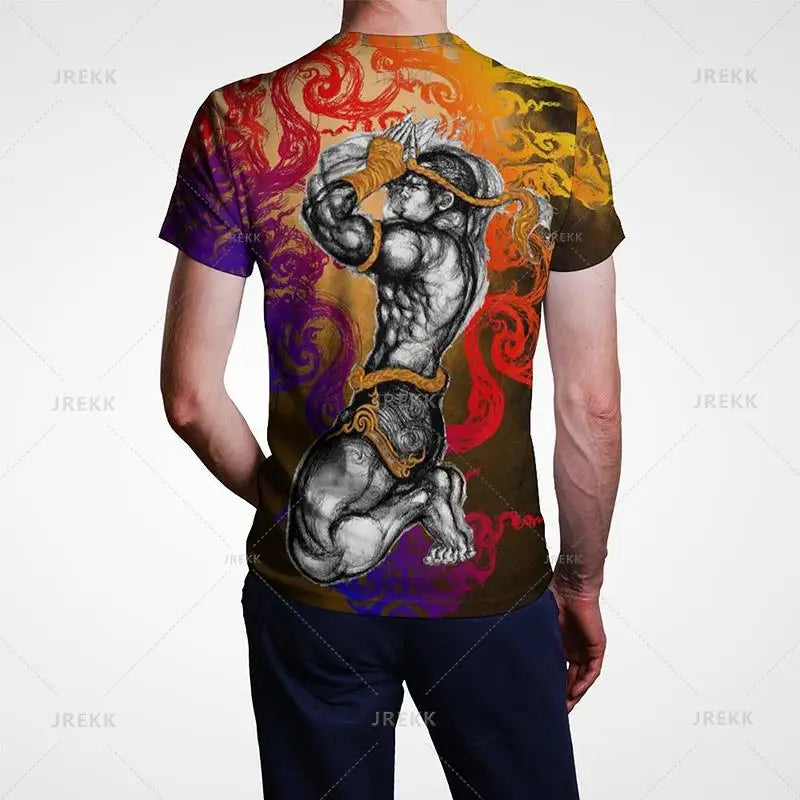 Muay Thai Gym Graphic T Shirt For Men Women Kids 3D Thai Boxing Sports Tee Shirts Streetwear Short Sleeves Quick Dry Top - The Clothing Company Sydney