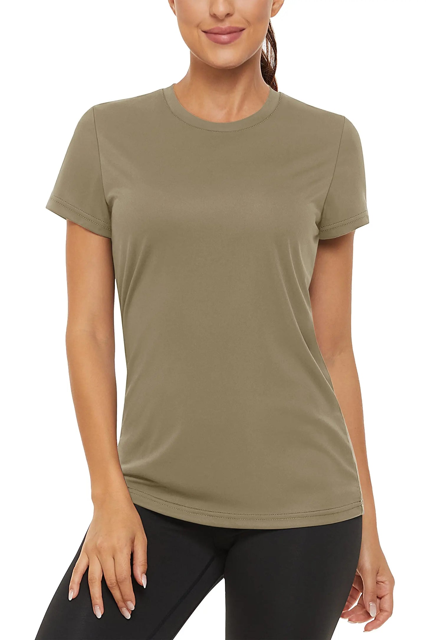 Summer Casual T-shirts UPF 50+ Quick Dry Womens Skin Sun Protection T-shirt Outdoor Running Swim Athletic T shirts Tops - The Clothing Company Sydney
