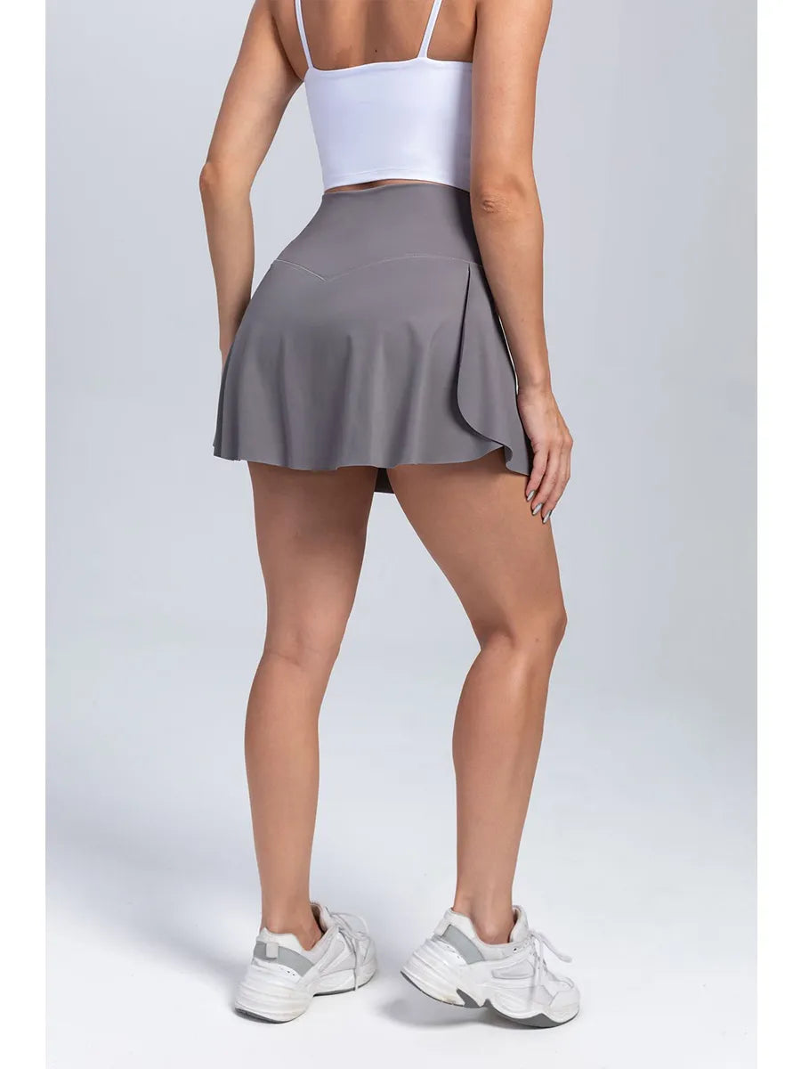 Women's Pleated Tennis Skirt with Pockets Shorts Athletic Skirts Crossover High Waisted Athletic Golf Badminton Skorts Workout Sports Skirts The Clothing Company Sydney