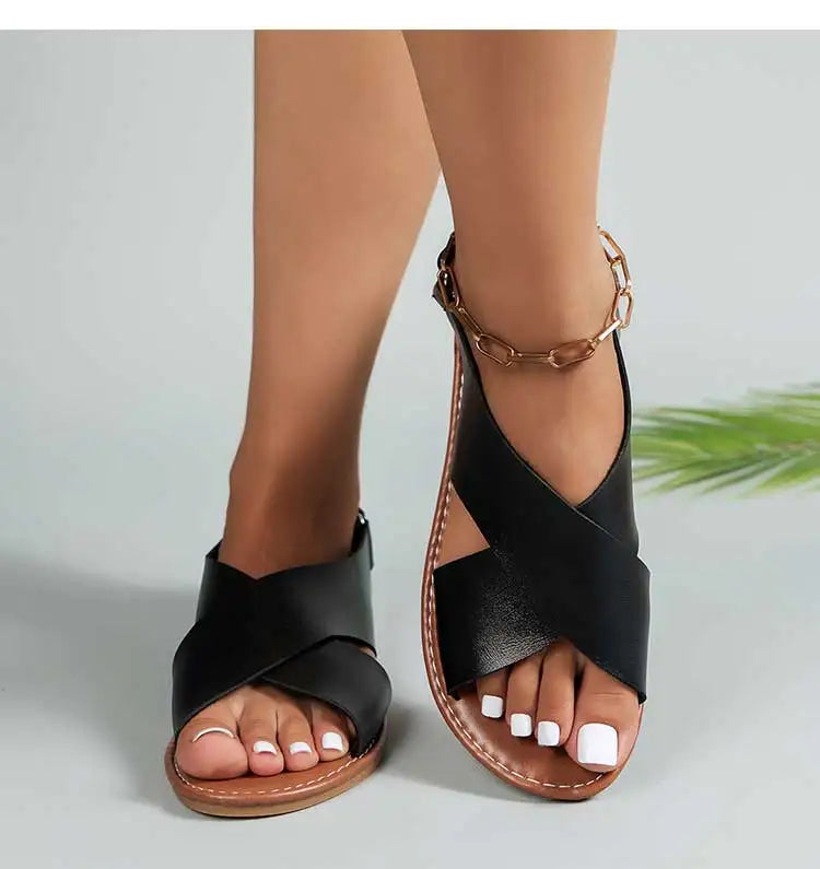 Women's Flat Heel Beach Sandals The Clothing Company Sydney