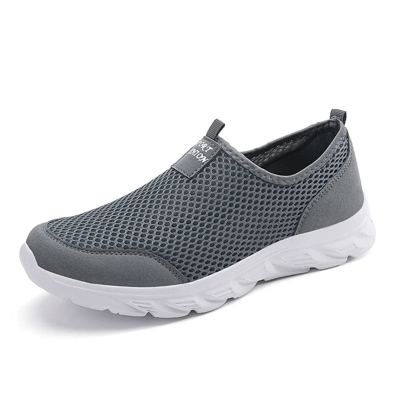 Lightweight Men's Breathable Slip on Casual Sneakers Anti-slip Flats Outdoor Walking Shoes - The Clothing Company Sydney