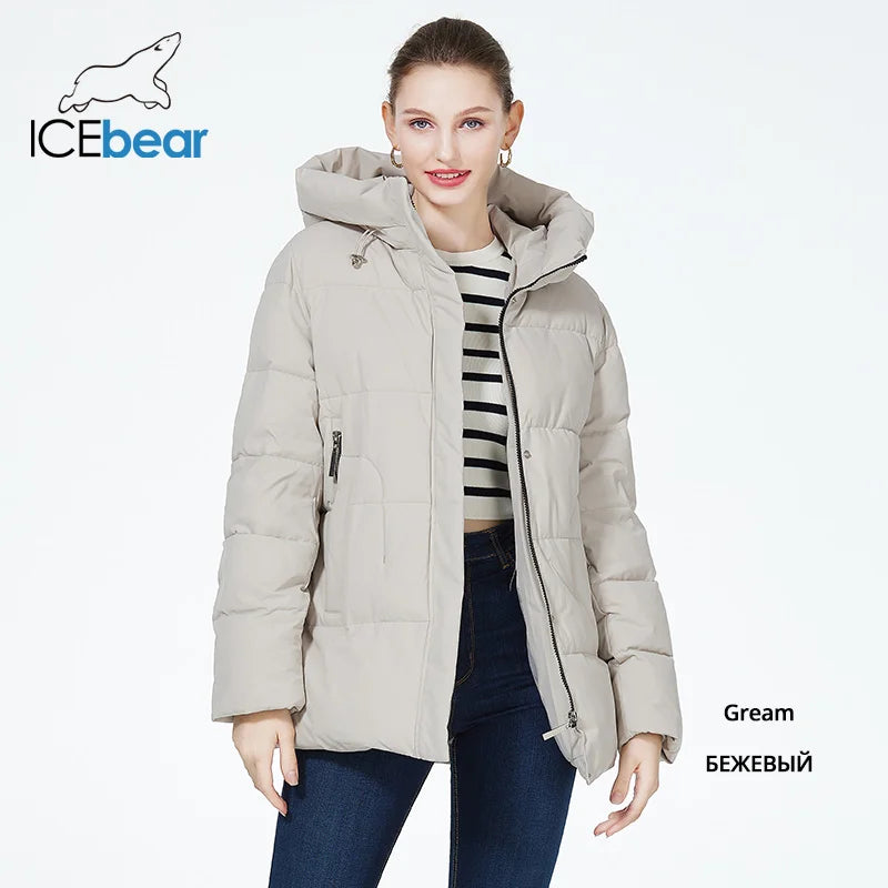 Women's Winter Jacket Warm Thicken Short Outwear Windproof Coat Long Sleeve Zipper Parka with Hood The Clothing Company Sydney
