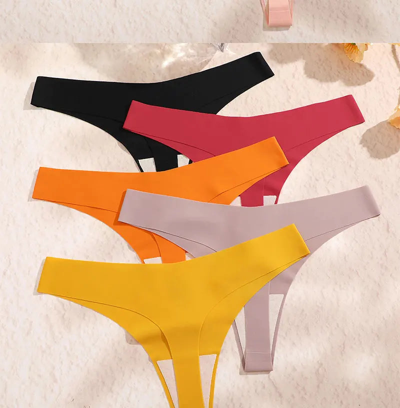 3 Pack G-String Underwear Female T-back Intimates Lingerie Seamless Low Waist Underpants Briefs The Clothing Company Sydney