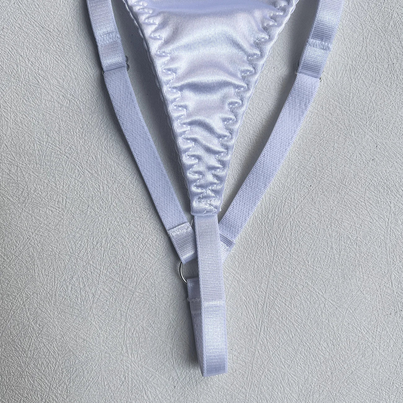 5 Piece Satin Lingerie Underwear Lace Seamless Intimate Skirt Bra And Briefs Outfit Set - The Clothing Company Sydney