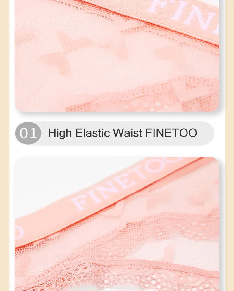 4 Pack Womens Lace Panties Low Rise Thongs Female G-String Underwear High Elastic Waist Soft Intimates Lingerie - The Clothing Company Sydney