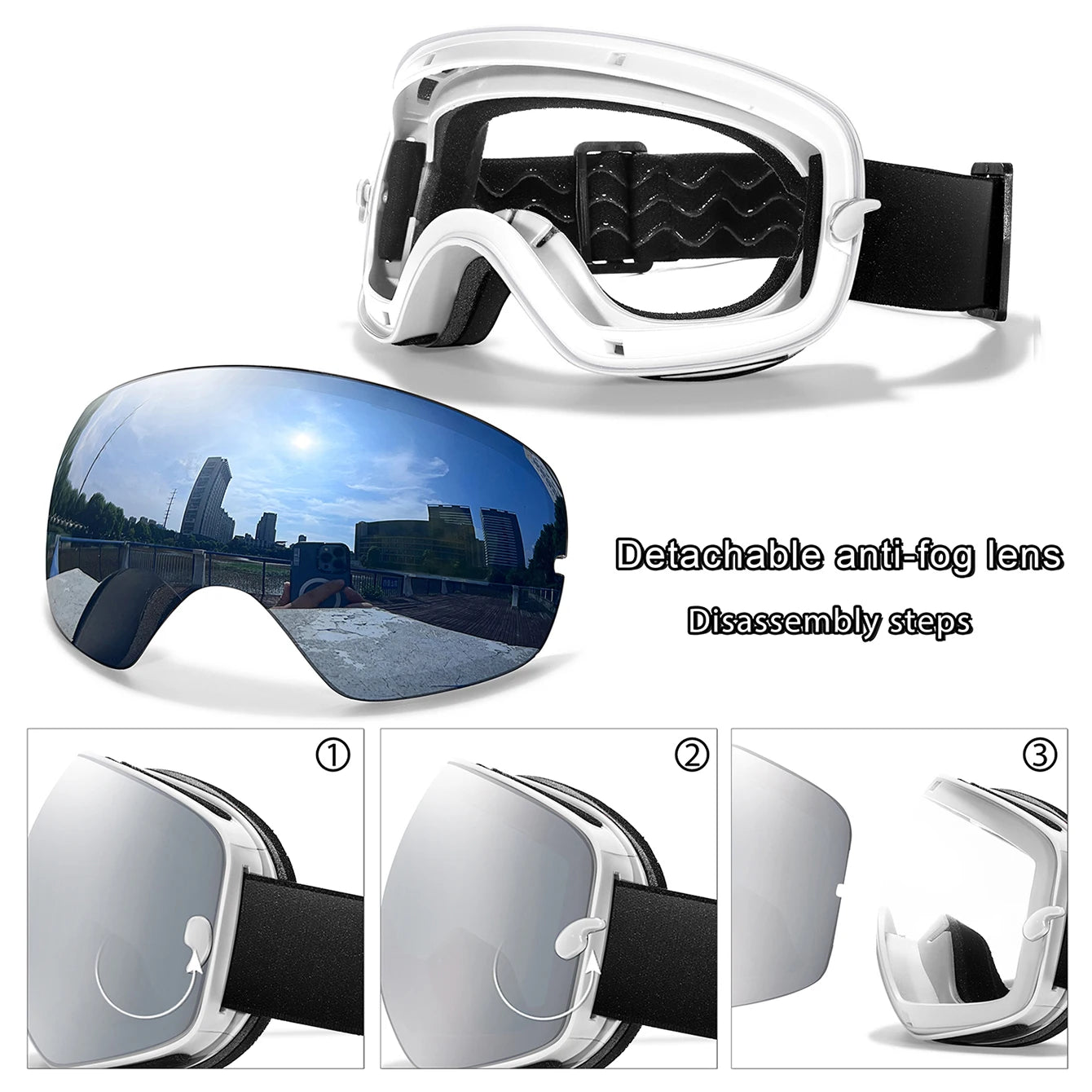 Unisex Ski Snow UV Goggles The Clothing Company Sydney