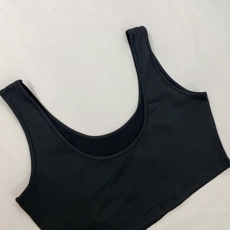 2 Piece Women's Solid Round Neck Sleeveless High Waist Vest Slim Top Loose With Pockets Zipper Long Skirt Matching Outfit Sets - The Clothing Company Sydney