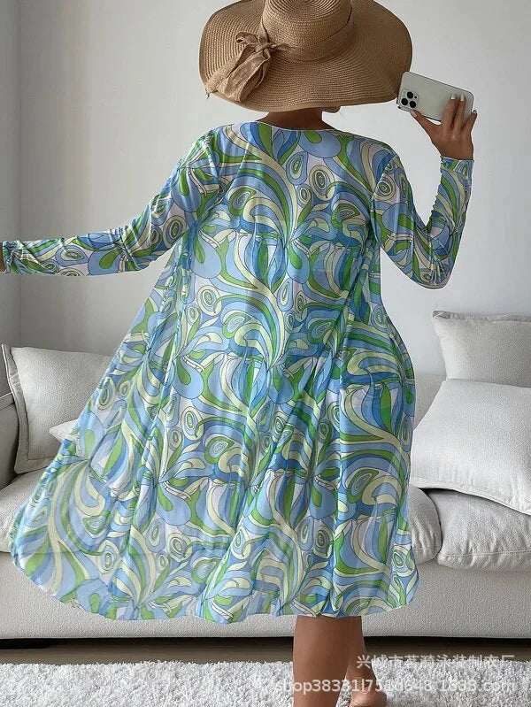 3 Piece Summer Print Swimsuits Tankini Sets Swimwear Beach Wear Bathing Suits Pool Women's Swimming Suit - The Clothing Company Sydney