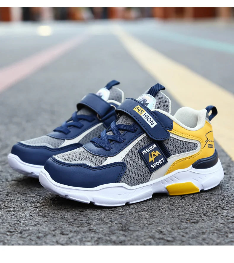 Kids’ Breathable Summer Sneakers – Hook & Loop Mesh Running Shoes for Boys & Girls The Clothing Company Sydney