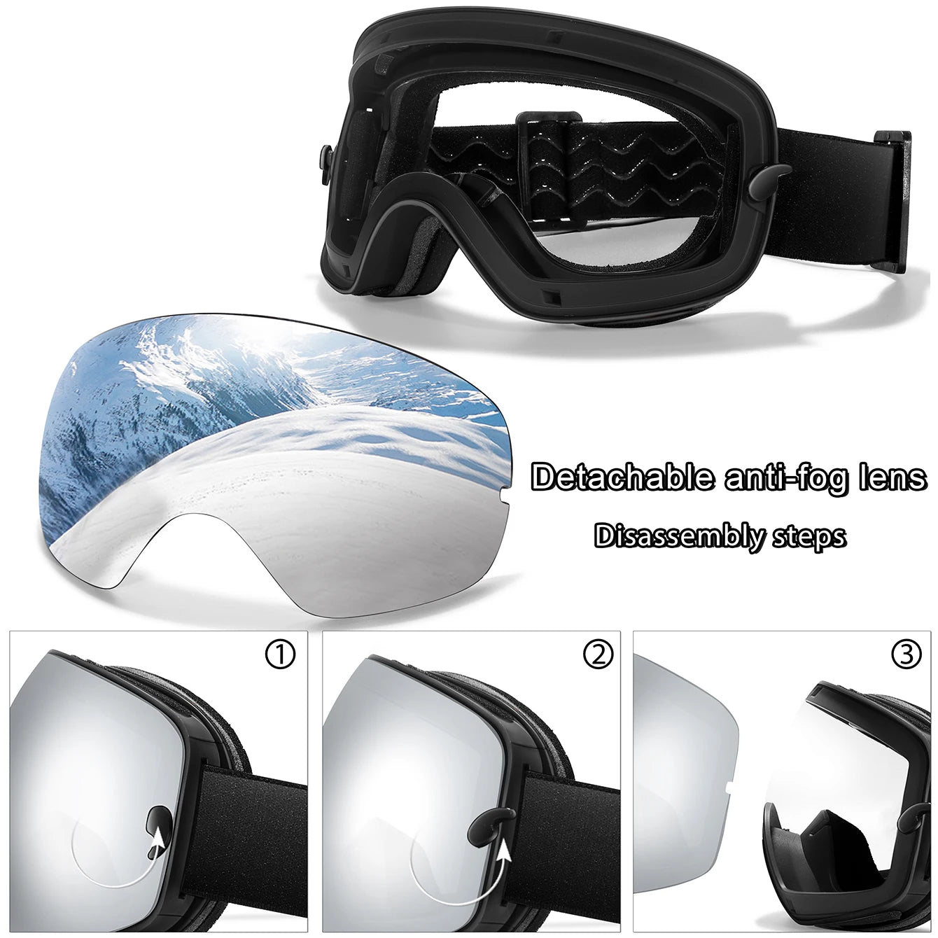 Sports Ski Anti-fog Snow Goggles The Clothing Company Sydney