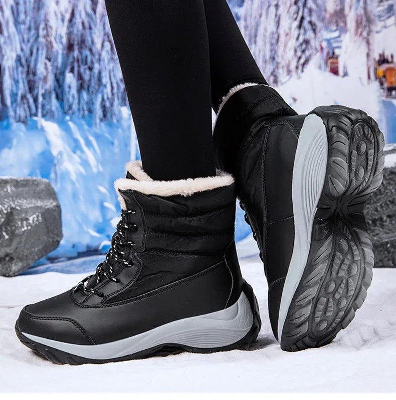 Women's Fur Winter Snow Ankle Boots The Clothing Company Sydney