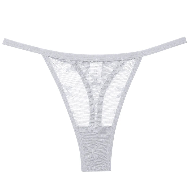 G String Thong Mesh Women Panties Low Waist Underpants T-back Underwear Thongs - The Clothing Company Sydney