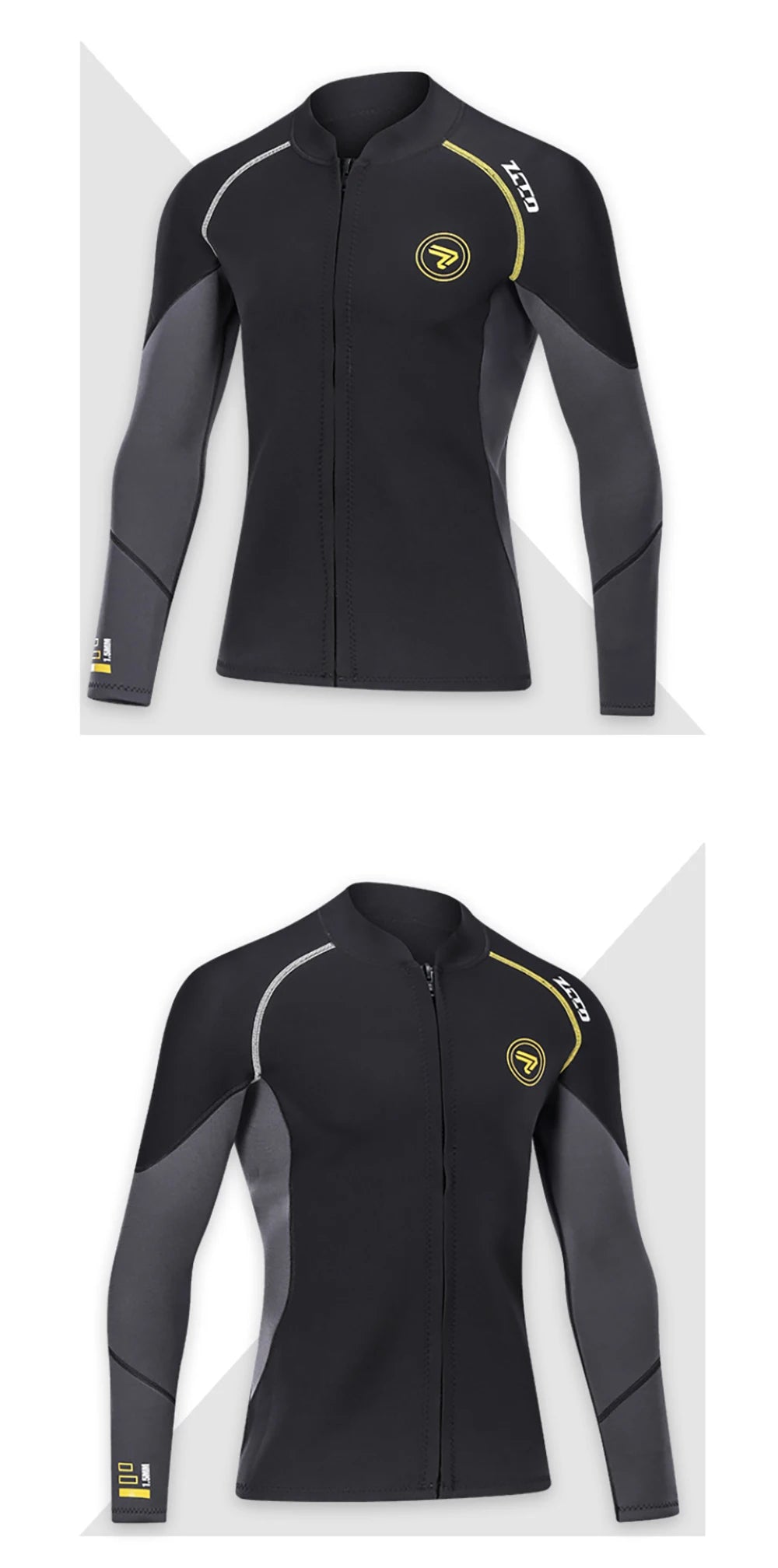 Men's Wetsuit Neoprene Scuba Diving Suit One-piece Zipper Thickened Warm Spearfishing Swimwear Kayak Surfing Swimsuit - The Clothing Company Sydney