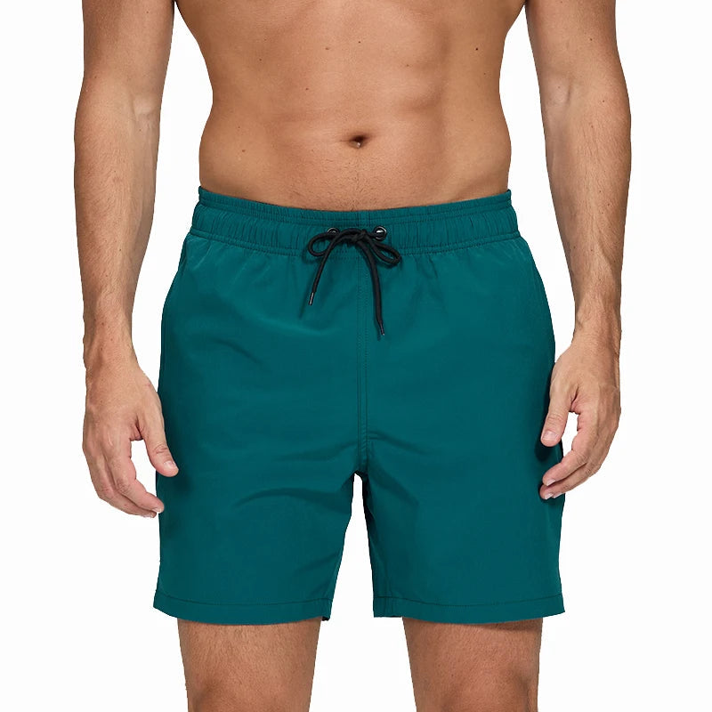 Men's Summer Swimming Board Shorts Sport Breathable Elastic Waist Mesh Liner With Pocket Shorts Swim Trunks The Clothing Company Sydney