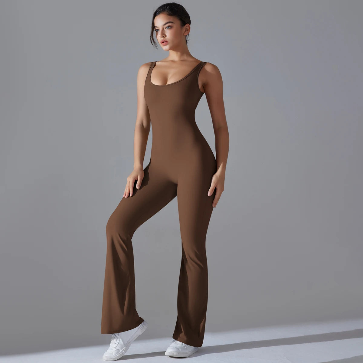 V Back Jumpsuit Gym Set Women Training Yoga Suit Sportswear Sports Fitness Rompers Stretch Workout Bodysuits The Clothing Company Sydney