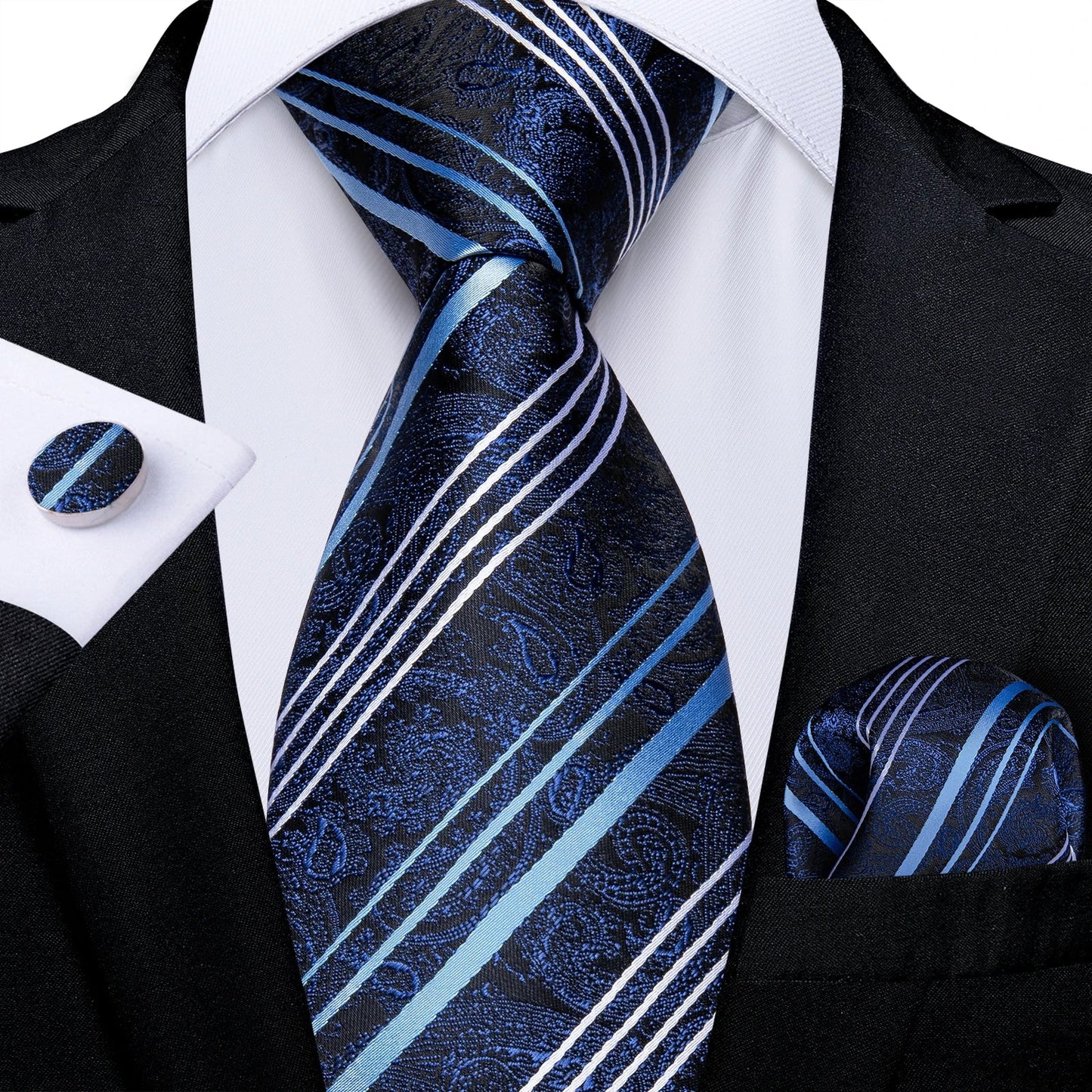 Buy Luxury Silk Tie Gift Set for Men – 8cm Necktie The Clothing Company Sydney