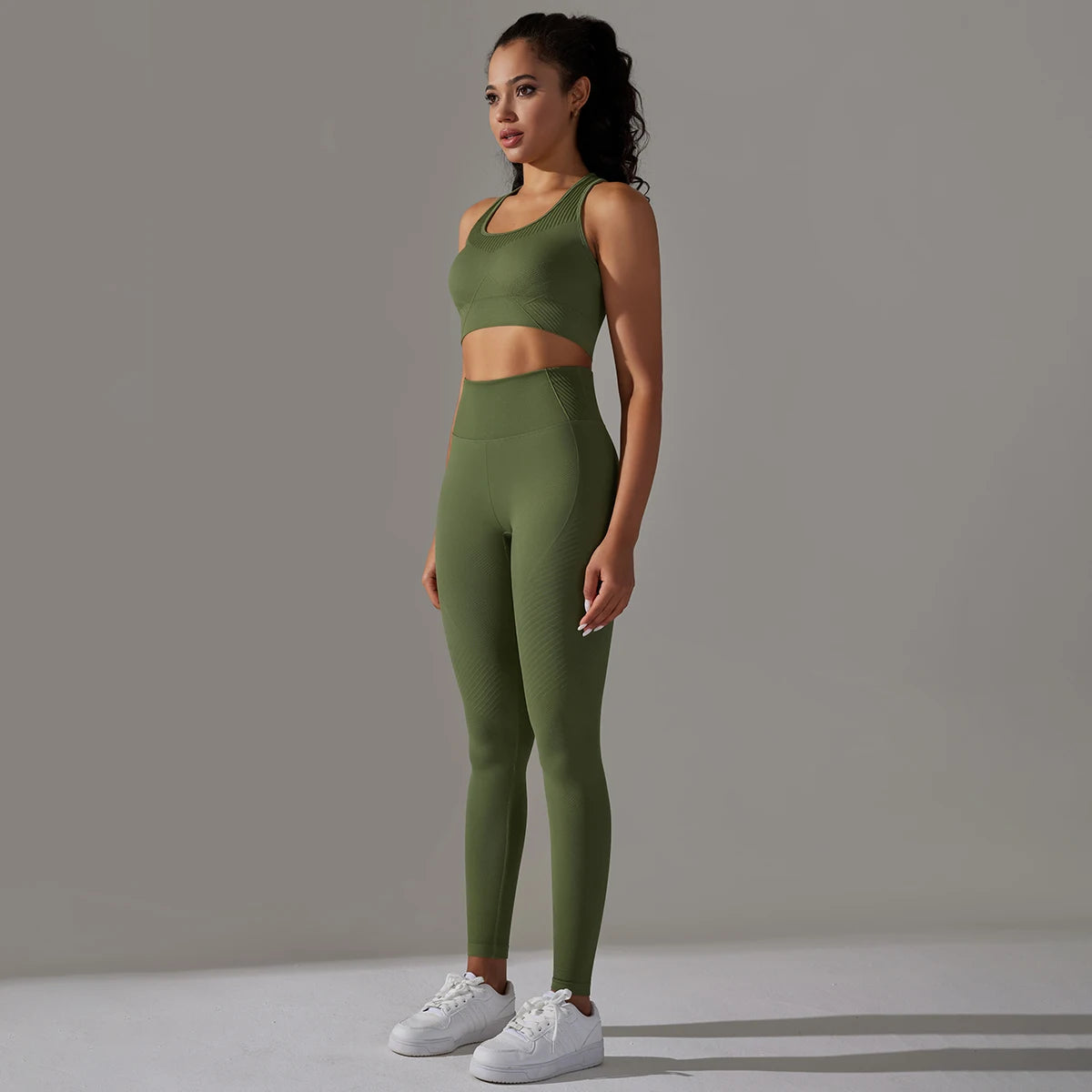 Women Yoga Set Seamless Sport Gym Set Bra Workout Running High Waist Leggings For Women Suit For Fitness Clothes Gymwear The Clothing Company Sydney