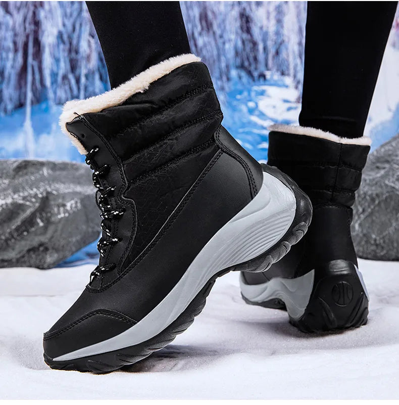 Women's Fur Winter Snow Ankle Boots The Clothing Company Sydney