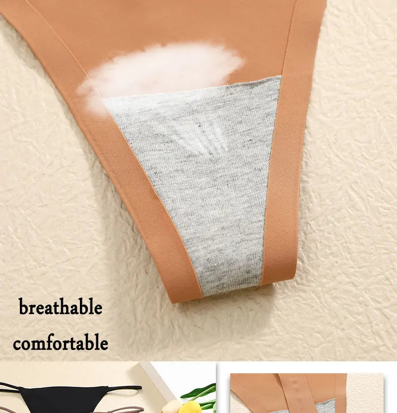 7 Pack Ladies T-back Underpants Stretch Thongs Women Underwear G-string Seamless Panties The Clothing Company Sydney