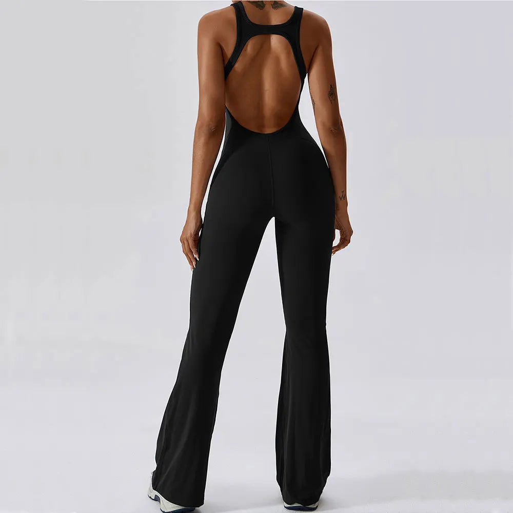 One Piece Yoga Jumpsuit Outfit Fitness Bodysuit Workout Clothes Sportwear Women's Buttock lifting Set Activewear The Clothing Company Sydney